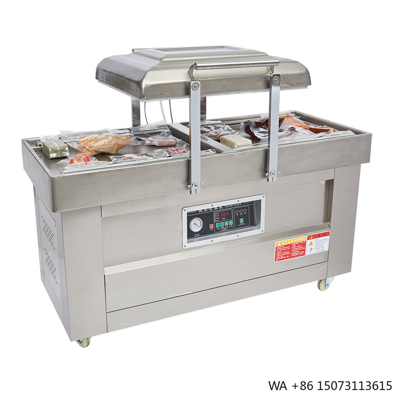 Meal Prep Food - Semi-automatische dubbele kamer vacuümverpakkingsmachine DZ400/2SB voor