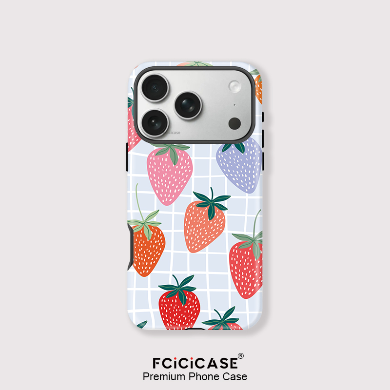Strawberry Huller - Fcicicase Luxe Acryl Matte Telefoonhoesje voor