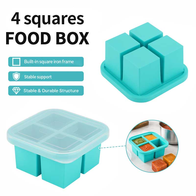 Meal Prep Easy - Silicone opbergdoos met 4 compartimenten en