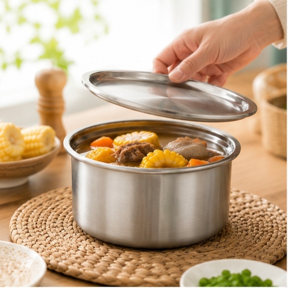Meal Prep Food - 304 roestvrijstalen ramekin met deksel, geschikt