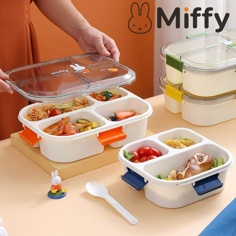 Meal Prep No Microwave - Kawaii Miffy Cartoon Bento Lunchbox met