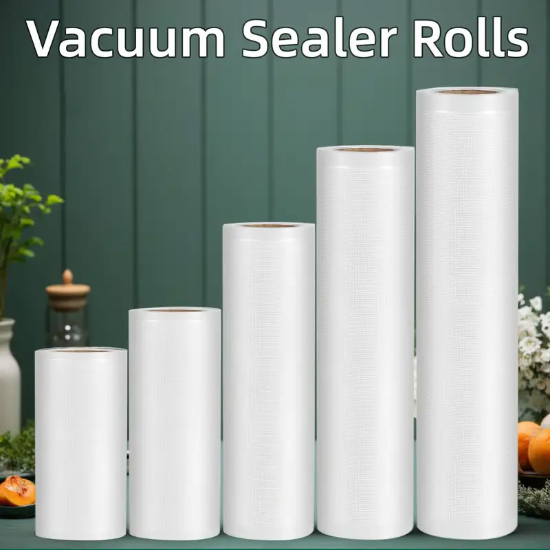 Meal Prep Vacuum Seal Containers - 500CM Vacuümzakken Rol Antislip Mesh Design