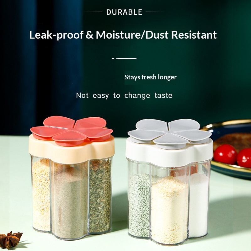 1PC 5-compartimenten flip-krui - Spice Jar Labels recensie en prijs
