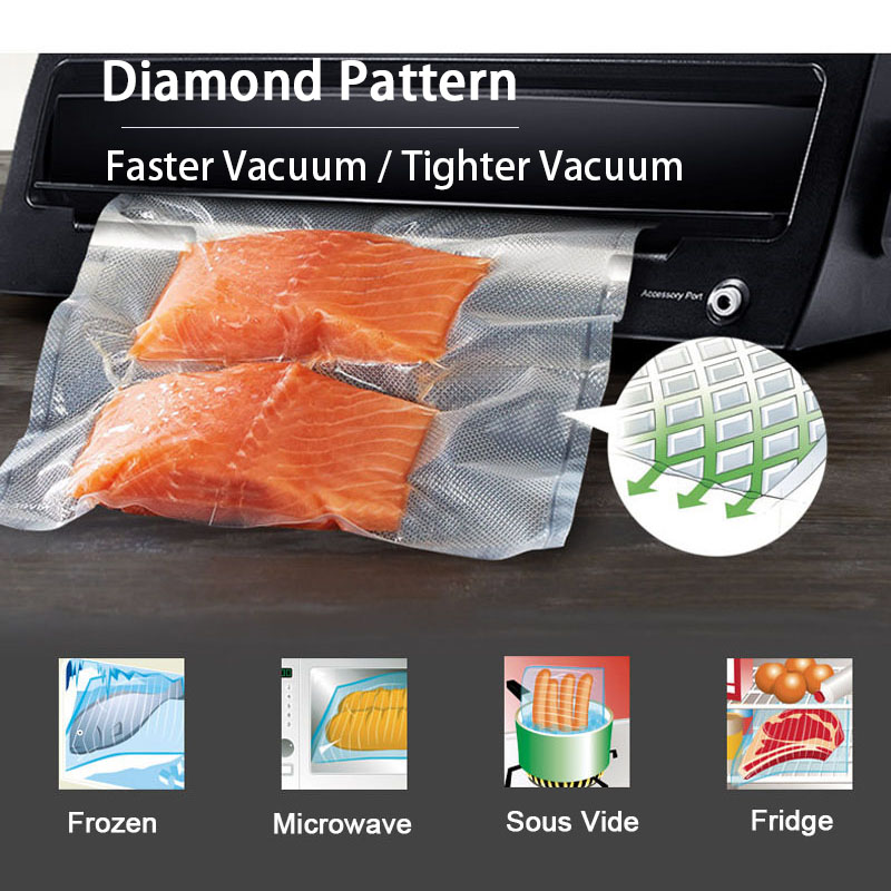Aangepaste lengte vacumeerzakk - Meal Prep Vacuum Seal Containers recensie en prijs