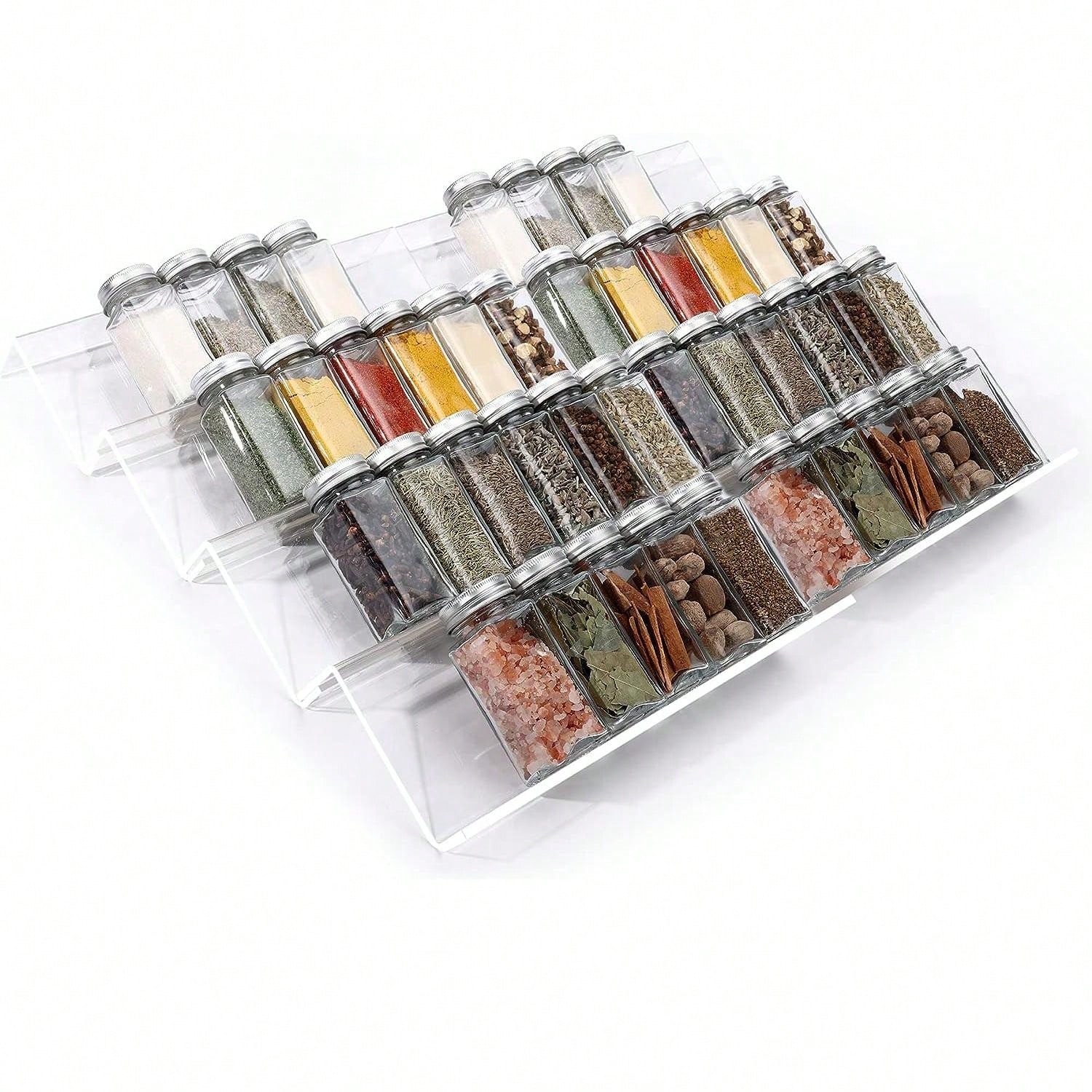 4/2-laags kruidenrek, verstelb - Spice Jar Labels recensie en prijs