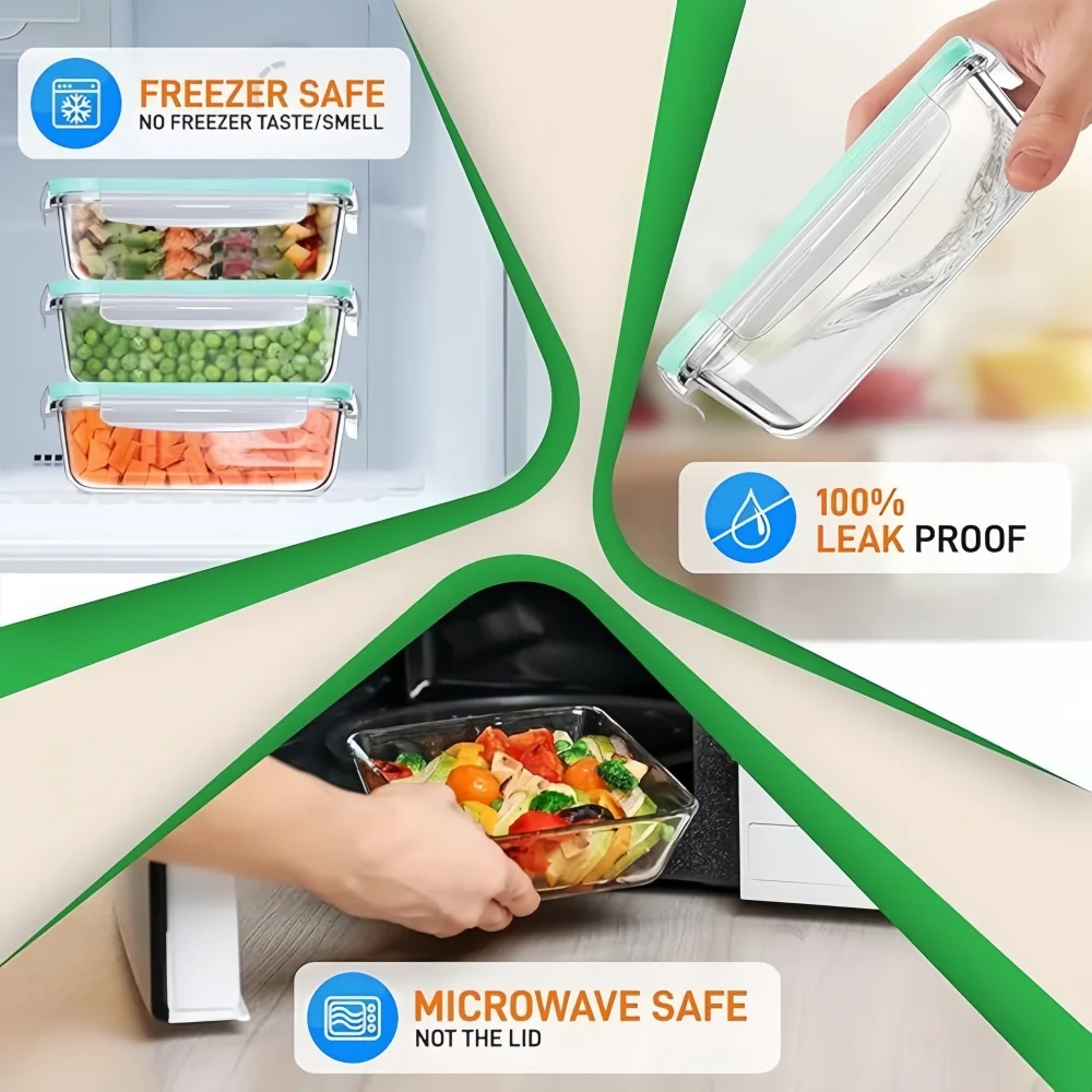 BPA-vrije glazen lunchbox, rec - Meal Prep Burrito recensie en prijs