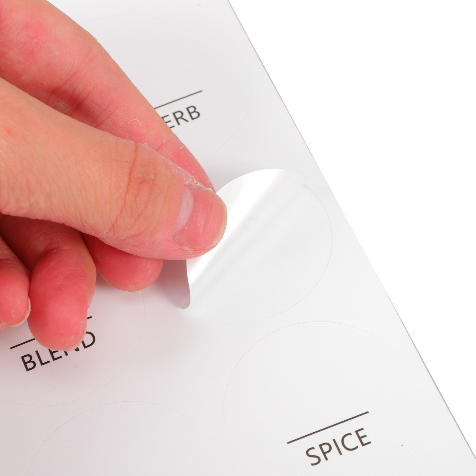 8 vellen waterdichte minimalis - Spice Jar Labels recensie en prijs