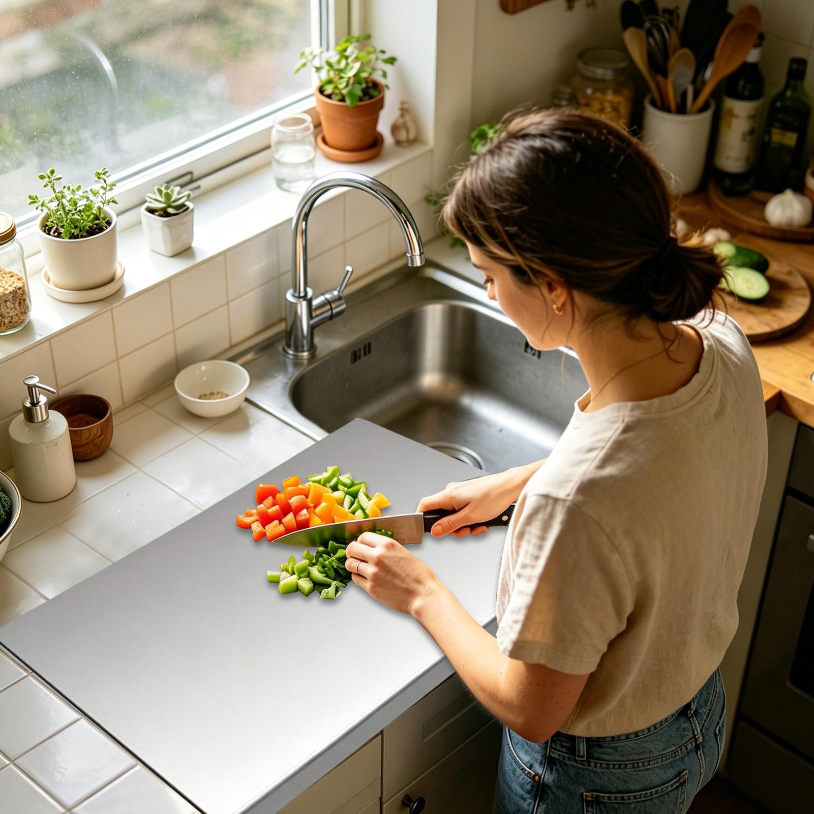 Roestvrijstalen keuken snijpla - Meal Prep Easy recensie en prijs