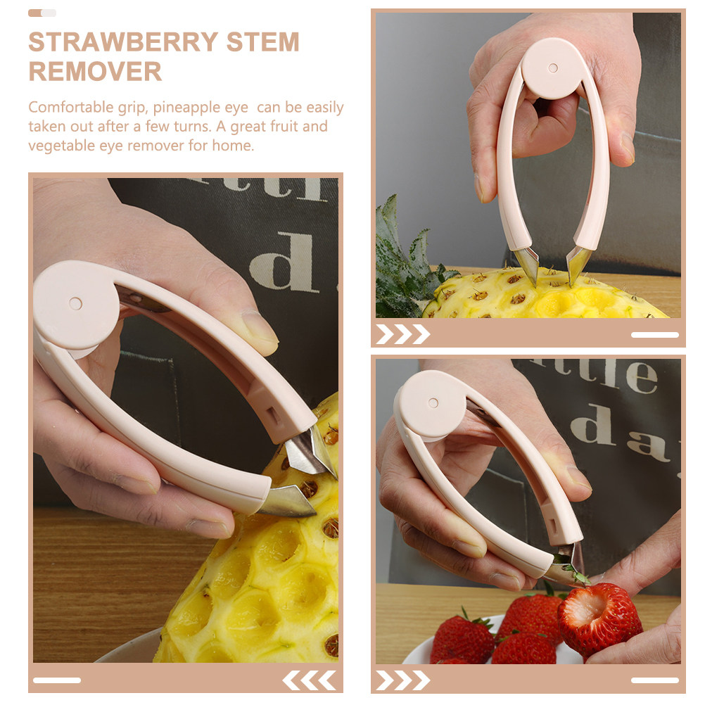 Stevige Ananasontpitter, Aardb - Strawberry Huller recensie en prijs