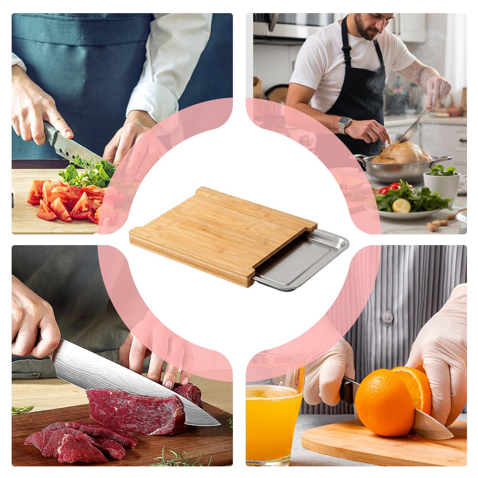 Houten snijplank, antislip, vo - Meal Prep Food recensie en prijs