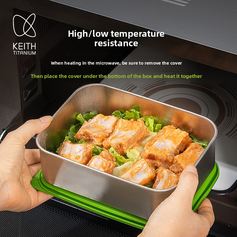 800ml Pure Titanium Lunchbox K - Meal Prep No Microwave recensie en prijs
