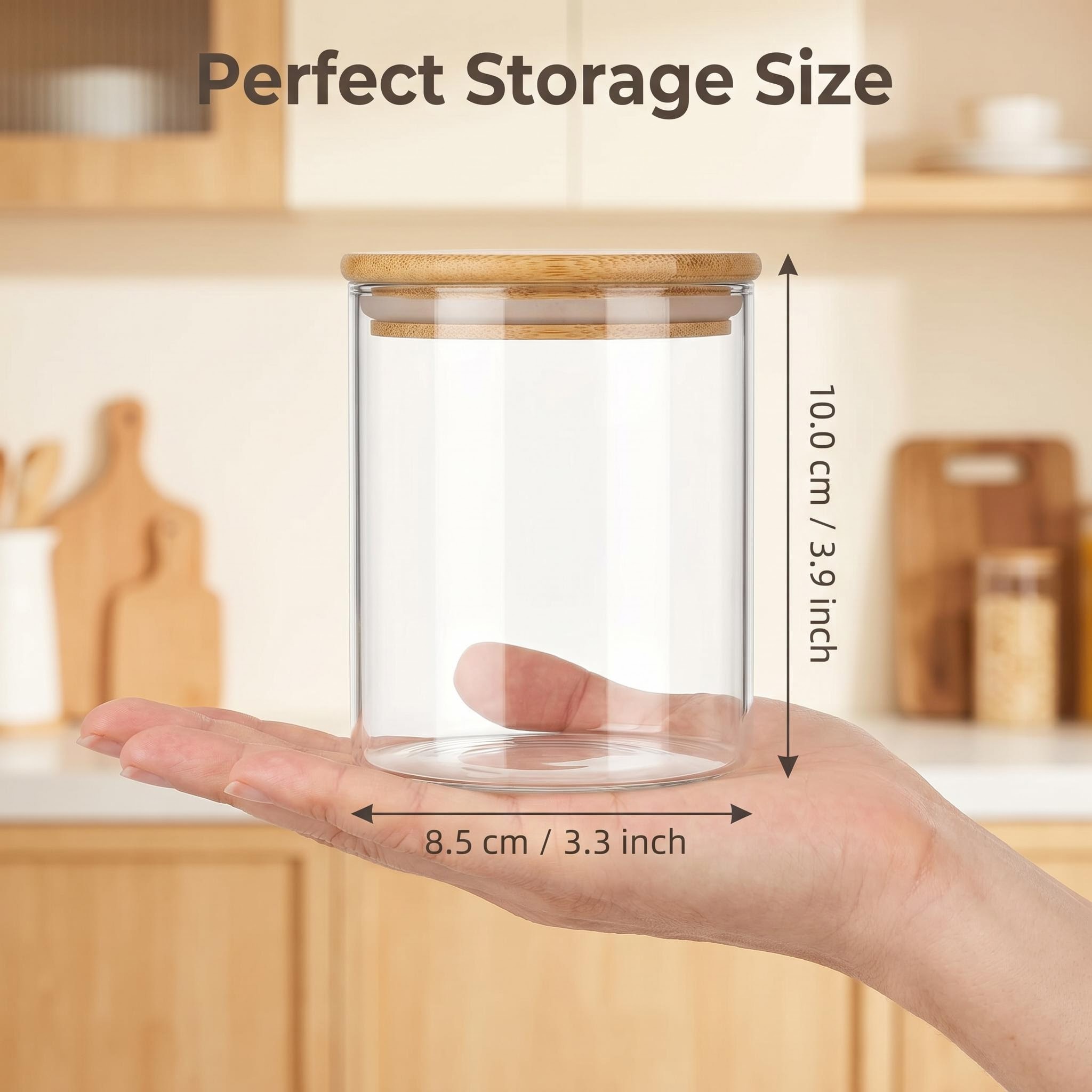 9-delige glazen voorraadpotten - Spice Jar Labels recensie en prijs
