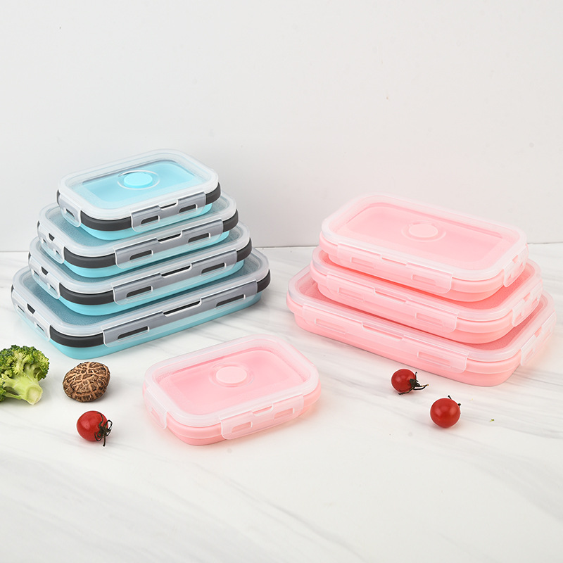 4 stuks opvouwbare siliconen l - Meal Prep No Microwave recensie en prijs
