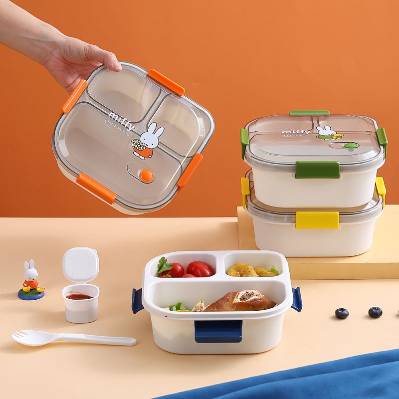 Kawaii Miffy Cartoon Bento Lun - Meal Prep No Microwave recensie en prijs