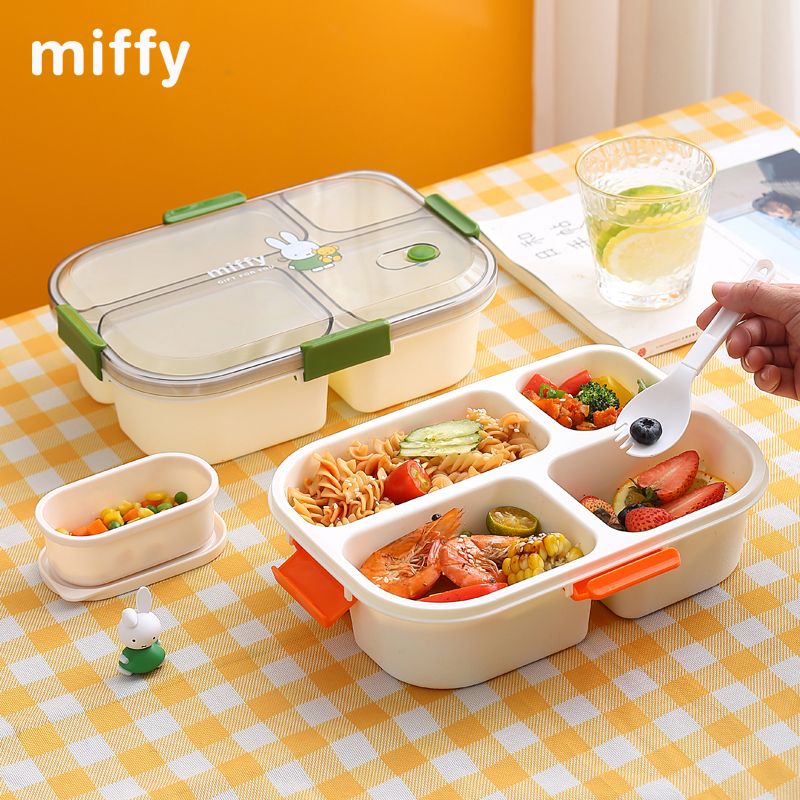 Kawaii Miffy Cartoon Bento Lun - Meal Prep No Microwave recensie en prijs