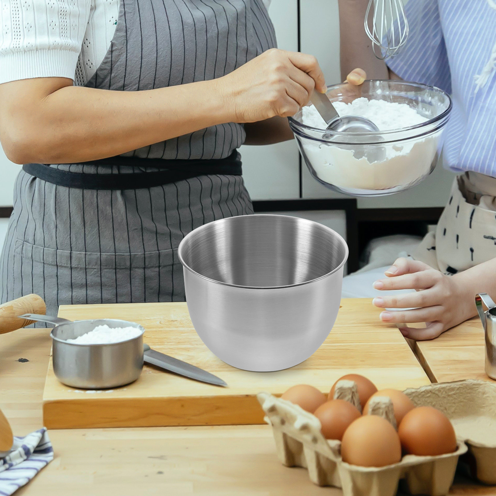 Diepe roestvrijstalen mengkom, - Meal Prep Food recensie en prijs