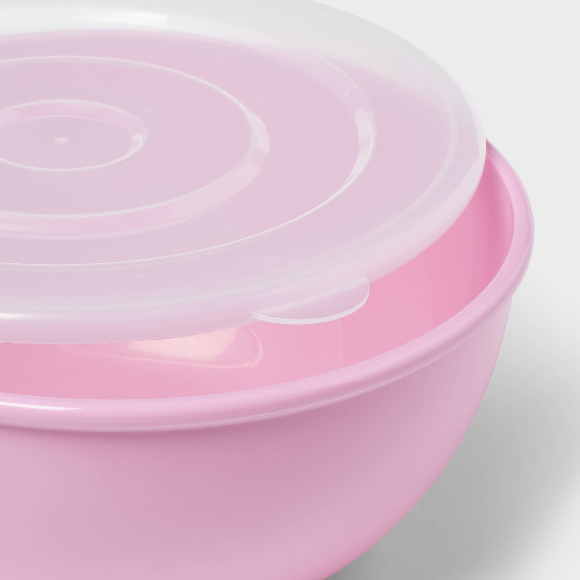Roze kom met bijpassend deksel - Meal Prep Food recensie en prijs