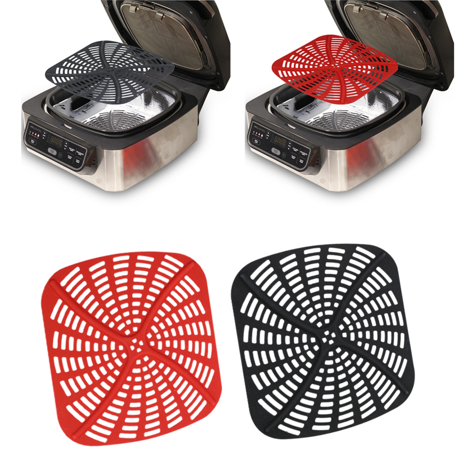2-delige herbruikbare silicone - Ninja Air Fryer Af300 recensie en prijs